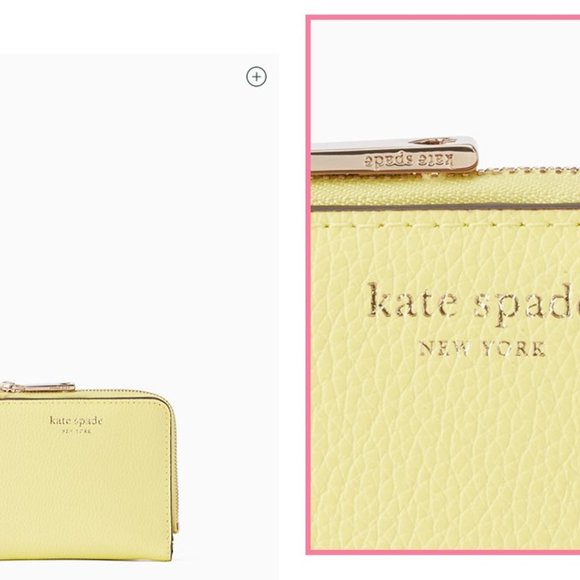 Kate Spade SMALL L ZIP BIFOLD WALLET 6253 - Picture 8 of 9